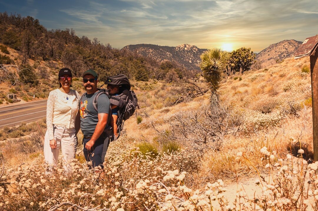 seniors hiking in nature