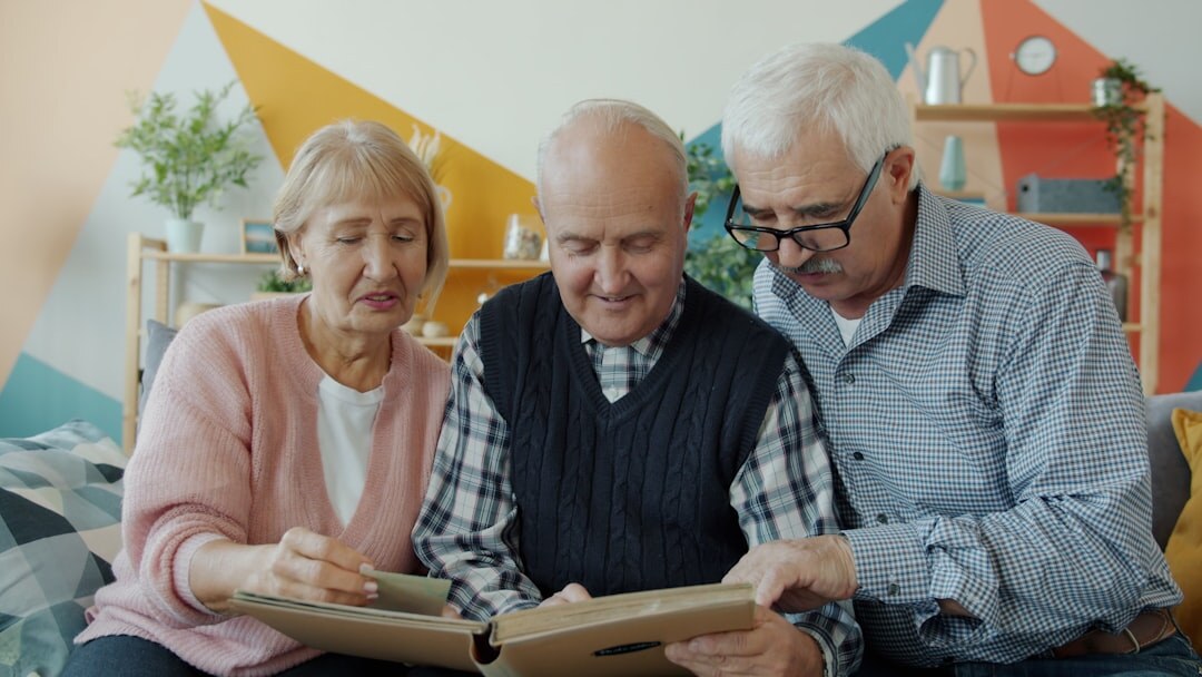 seniors sharing stories
